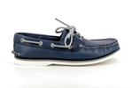 classic boat  dark blue full grain a2gaz - Photo