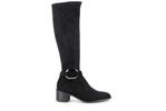 leonor suede stretch 51 noir - Photo