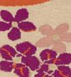 15m6  marron motif floral - Photo