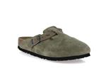 boston cuir velours taupe largeur etroite - Photo