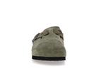 boston cuir velours taupe largeur etroite - Photo