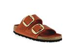 arizona cuir huile big buckle burnt orange largeur etroite - Photo