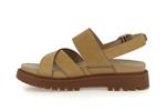 clairemont way cross strap  medium beige nubuck a61t4 - Photo