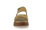 clairemont way cross strap  medium beige nubuck a61t4 - Photo