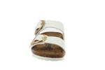 arizona birko flor big buckle patent white largeur etroite - Photo