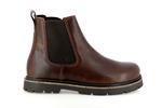 highwood slip on men cuir naturel chocolate largeur standard - Photo