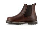 highwood slip on men cuir naturel chocolate largeur standard - Photo