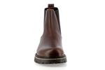 highwood slip on men cuir naturel chocolate largeur standard - Photo