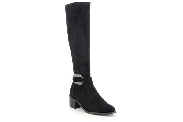 leonor suede stretch 51 noir - Photo 1