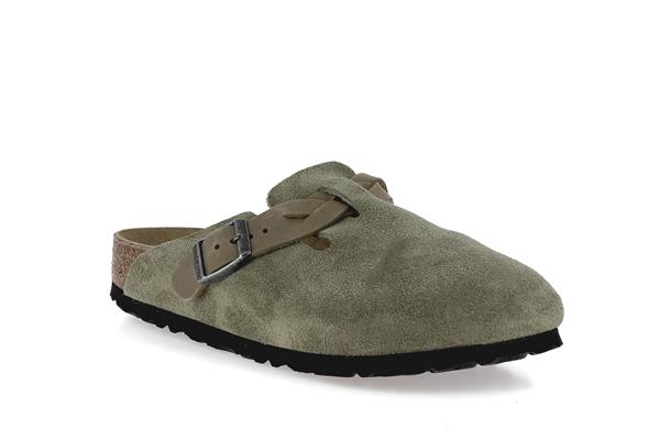 boston cuir velours taupe largeur etroite - Photo 1