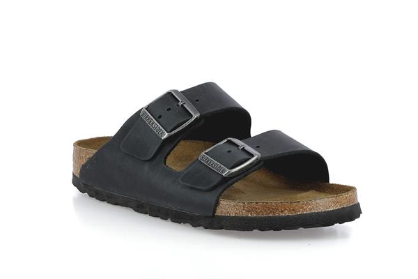 arizona cuir huile black largeur etroite - Photo 1